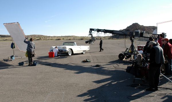Car Outside Scene with Camera